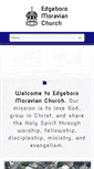 Mobile Screenshot of edgeboromoravian.org